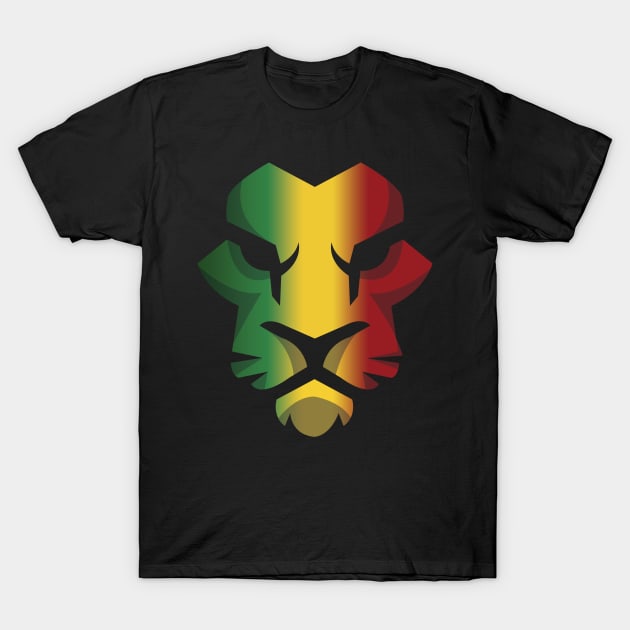 Rasta Lion T-Shirt by defytees